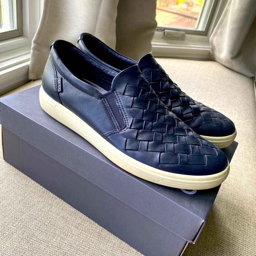 Ecco slip on, navy EU Size 40